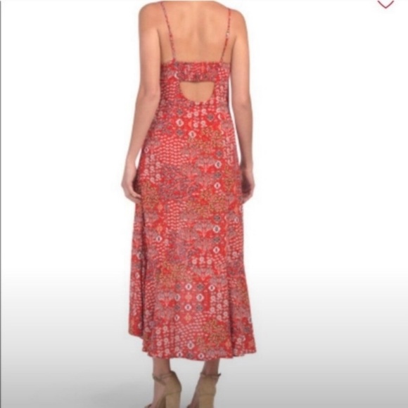 ABEL THE LABEL ATL Lola Red Floral  Dress - Picture 2 of 12